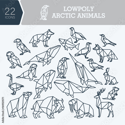 22 ICON LOWPOLY ANIMAL