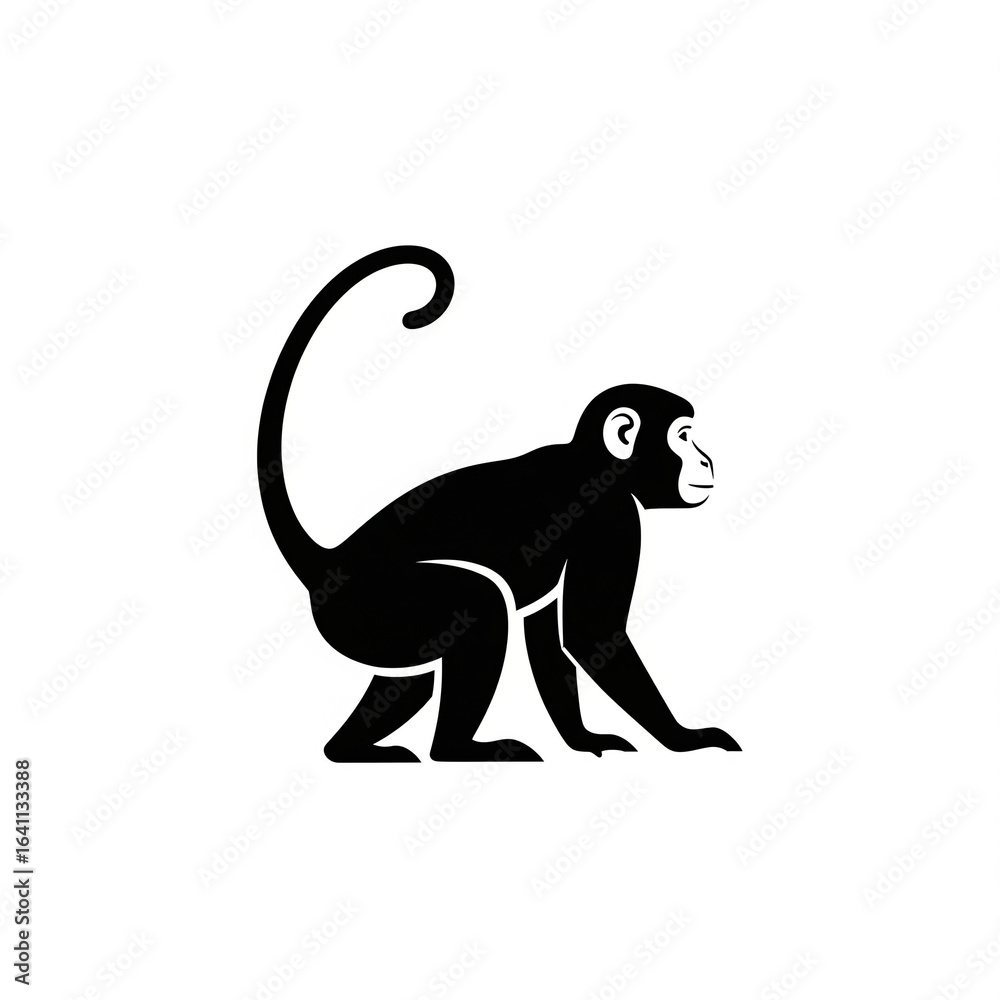 Obraz premium monkey in vector