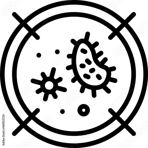 Bacteria Icon