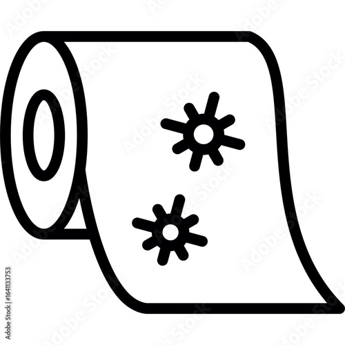 Toilet Paper Icon