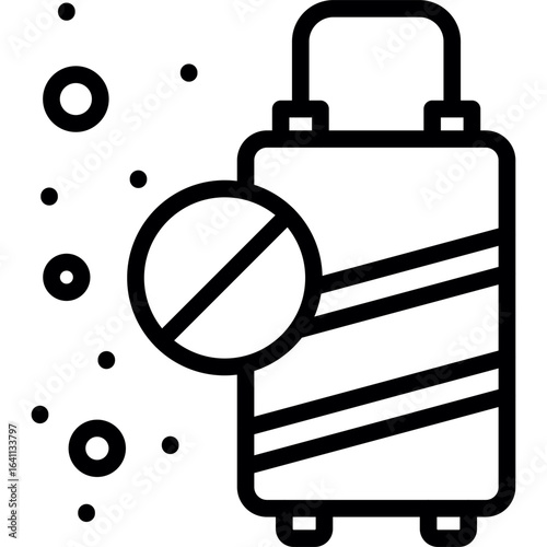 No Traveling Icon
