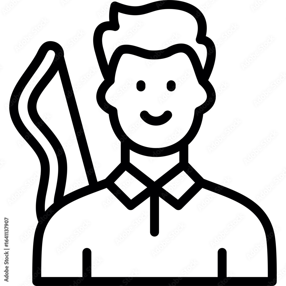 Obraz premium Archery Icon