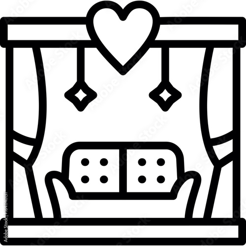 Wedding stage Icon