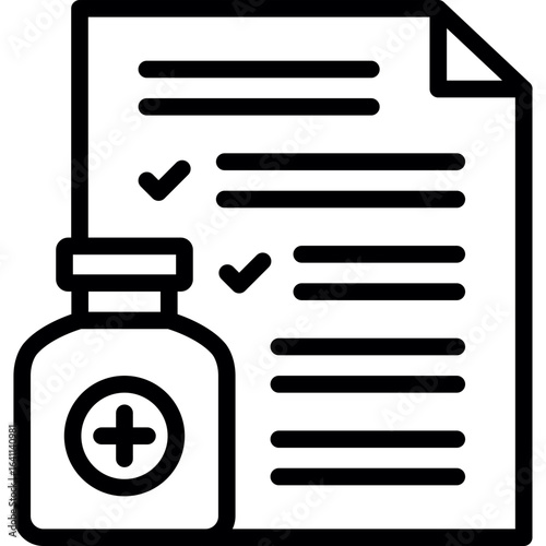 Medical Prescription Icon
