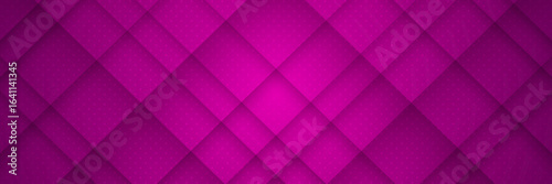 Pink banner suitable for social networks with modern geometric shapes. Horizontal background, headers, posters, cards, website. Vector illustration