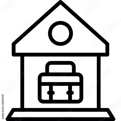Working At Home Icon