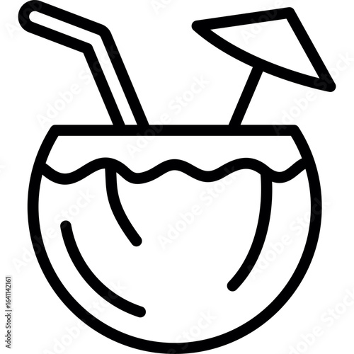 Coconut Water Icon