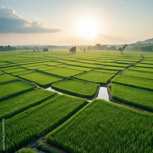 pemandangan sawah