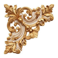 Ornate gold corner ornament