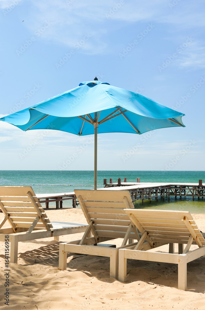 Fototapeta premium Sonasea Beach, Phu Quoc, Vietnam - November 26th 2024: Coastal Resort Scenery of Phu Quoc Island in Vietnam. A Tropical Tourism Destination for Summer Vacation in Southeast Asia. On a hot sunny day.