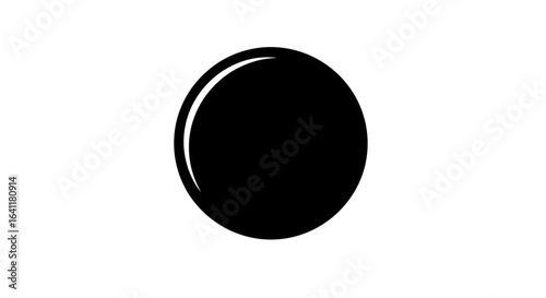 Perfect Circle Silhouette: Geometry, Infinity, and Symbol of Unity