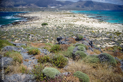 Elafonisi island located close to the southwestern corner of the Mediterranean island of Crete, Greece