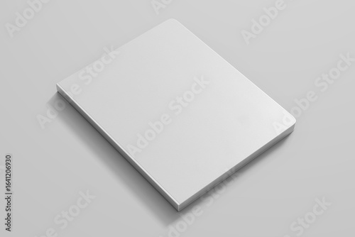Bild auf Leinwand blank grey hard cover children's book vertical 8x10 inch size with rounded corne