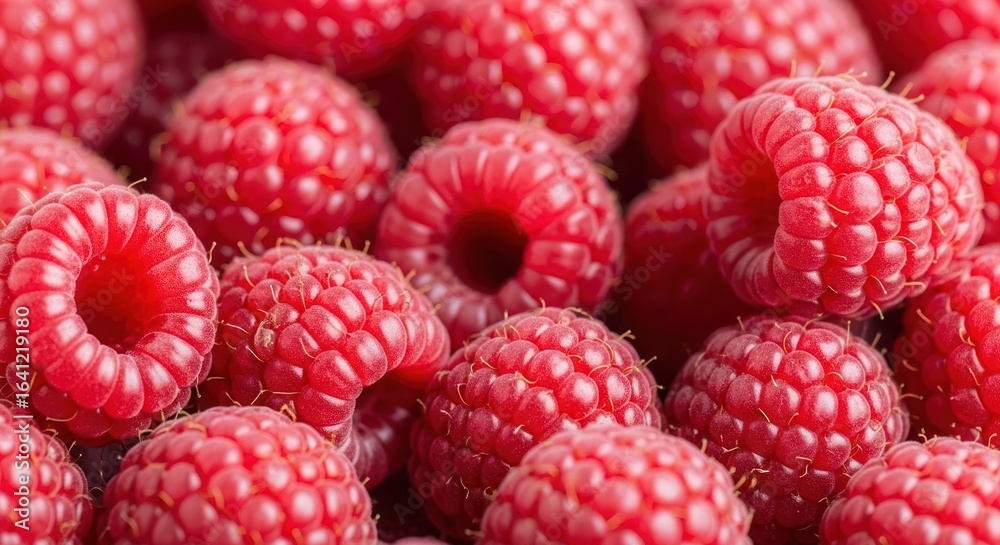 Close-up of many fresh raspberries (1) Close-up of many fresh raspberries (1)