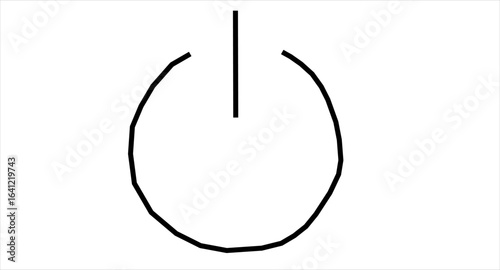 Power icon button On Off icons Buttons, Energy switch sign, Power Switch Icons, Start power button, turn off symbol, shutdown energy icon