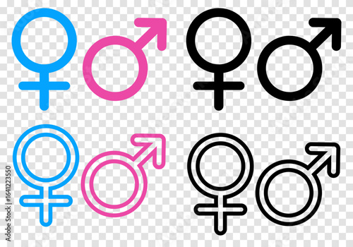 Male and female icons