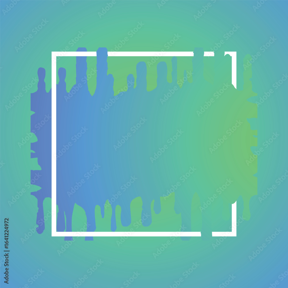 Fototapeta premium Grunge brush frame background