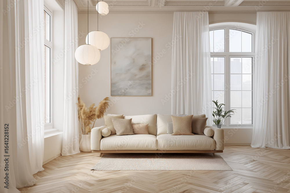 Fototapeta premium Modern Elegant Living Room Interior