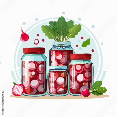 Fermentierte Radieschen