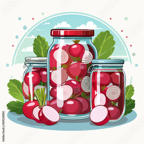 Fermentierte Radieschen