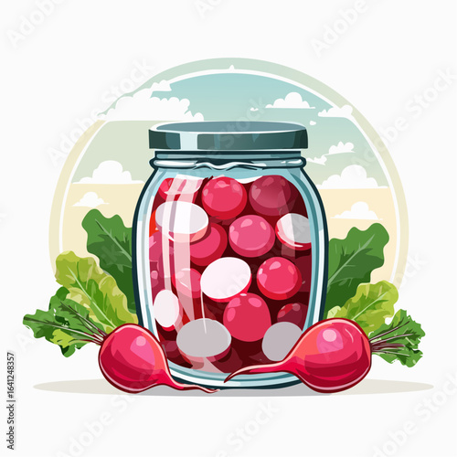 Fermentierte Radieschen