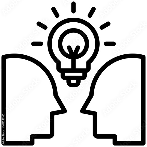 mentor icon for career, business, website, application, printing, document, poster design, etc