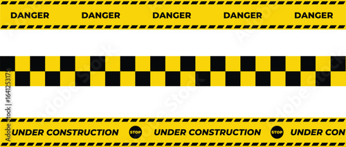 Construction barriers signal caution and safety in a bustling urban environment
