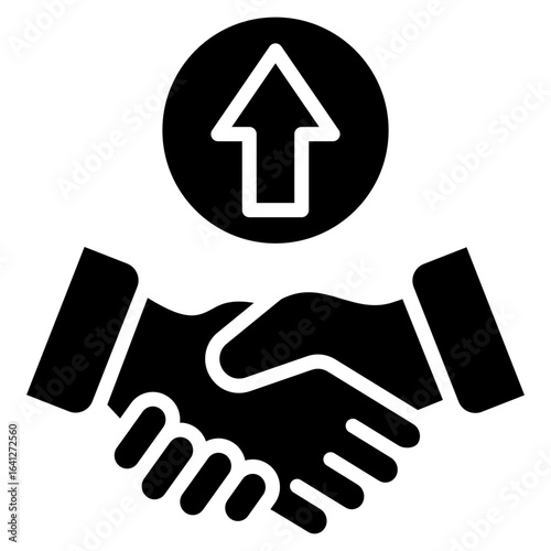 Joint Execution glyph icon