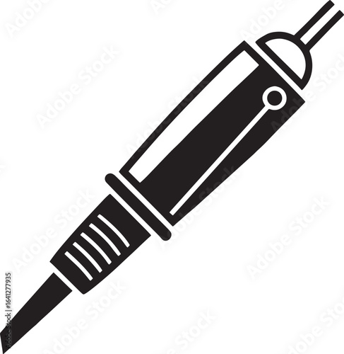 Soldering iron icon for electronics repair