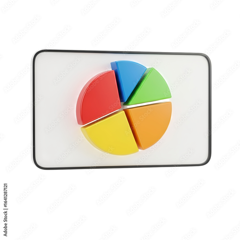 Obraz premium 3d pie chart