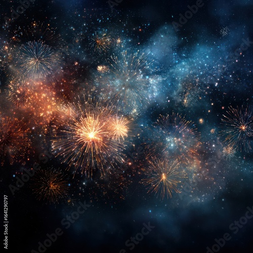 Wallpaper Mural fireworks celebration background image Torontodigital.ca