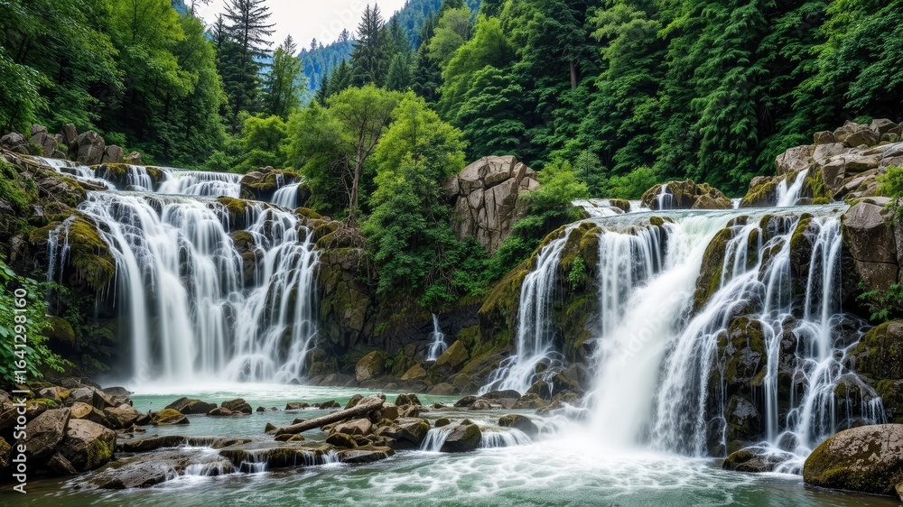 Triglav National Park's Martuljek Waterfalls: Stunning Slovenian Landscape Triglav National Park's Martuljek Waterfalls: Stunning Slovenian Landscape