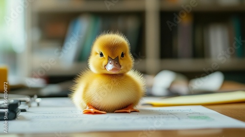 Cute Fluffy Duckling