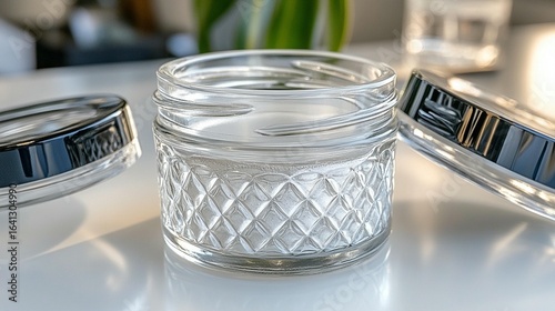 Elegant Glass Jars with Lids