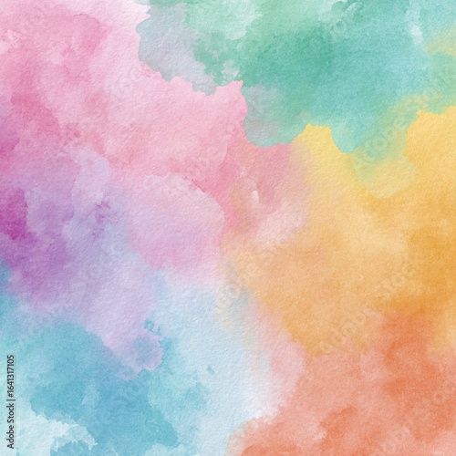 Colorful Watercolor Background Collection