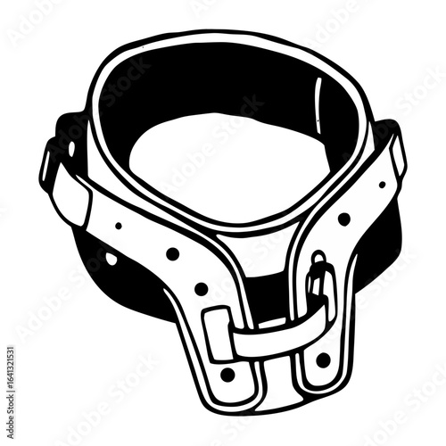 Cervical neck brace collar for pain relief and posture correction
