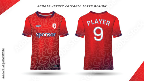 T-shirt sport design template 01