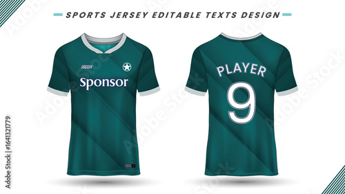 Uniform t-shirt front and back concept design 09