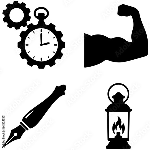 Colour a world of clever inventions, mighty muscles, soaring pen, and bright guiding lanterns.