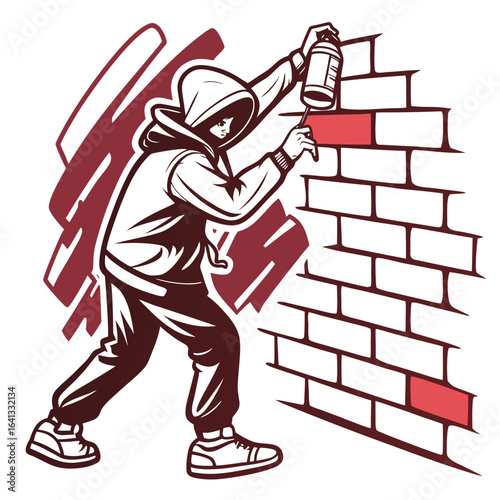 worker with hammer and chisel