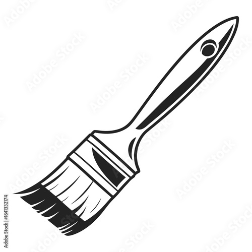paint brush vector illustration