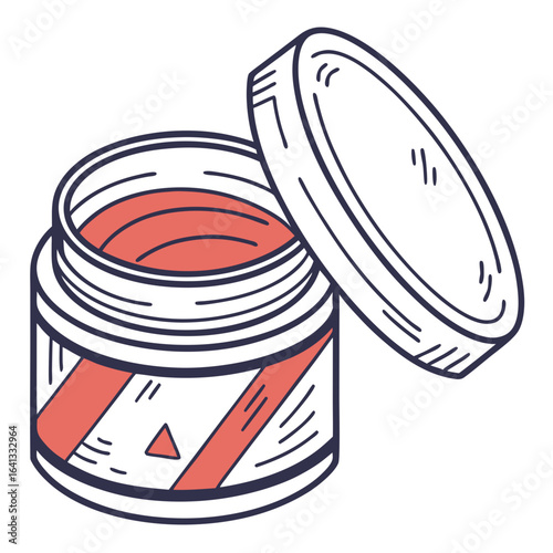 illustration of a can of tomato sauce