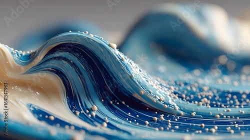 Fototapeta Naklejka Na Ścianę i Meble -  Blue wave texture