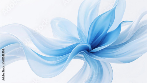 abstract blue flower  background