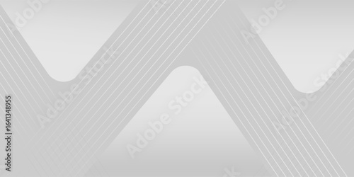 background design with diagonal line pattern in grey colour. Vector white horizontal template for business banner, formal invitation backdrop, luxury.