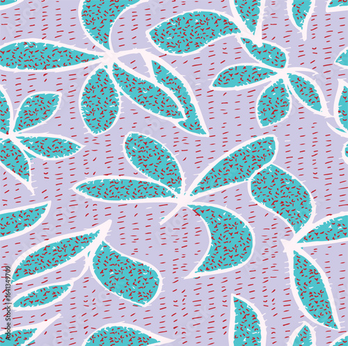 Big flowers pattern, upscale floral pattern. graphical textures floral, trendy colors pattern , flowers background with leaves. vector illustration.