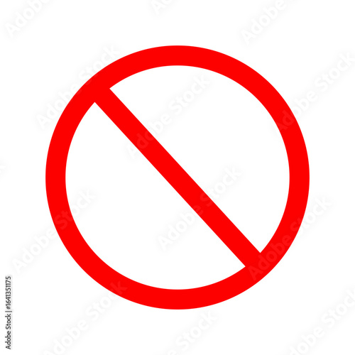 Prohibition Sign