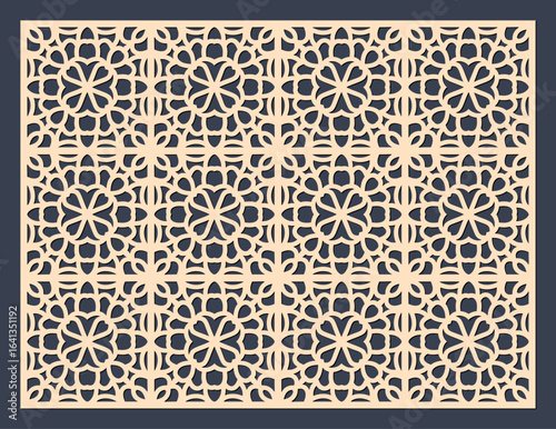 Floral fretwork bookmark template for personalized gifts