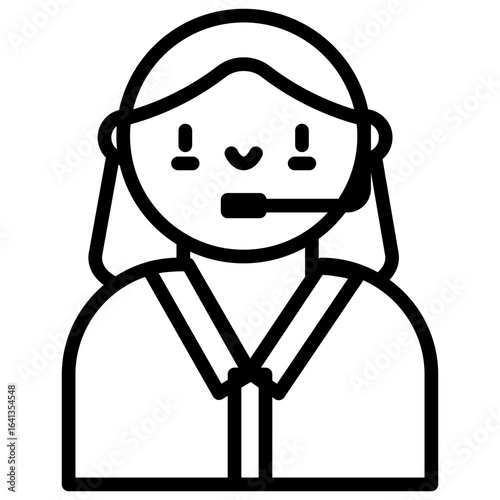 System Moderator line icon