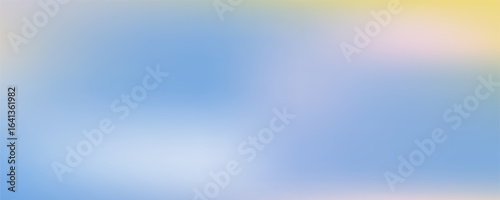 Abstract cirrus clouds. Light blue, pink color vector banner. Pastel gradient sky pattern. Blurred light fuzz colorful gradient style. Pastel smooth mesh shapes. Vector soft horizontal backdrop